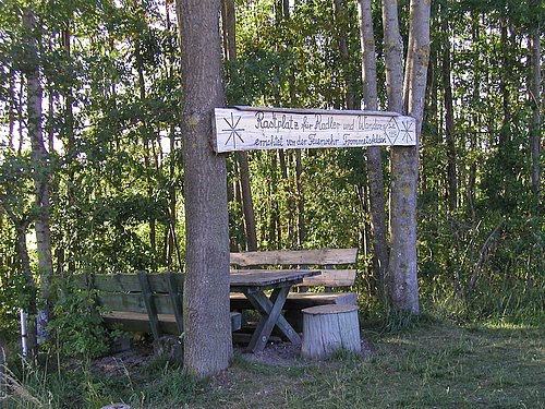 Rastplatz an der Altmühl bei Frommetsfelden