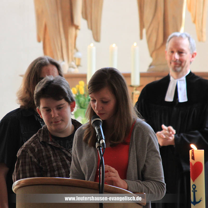 Dekanat Leutershausen: Konfirmanden-Vorstellungsgottesdienst Sprengel 1